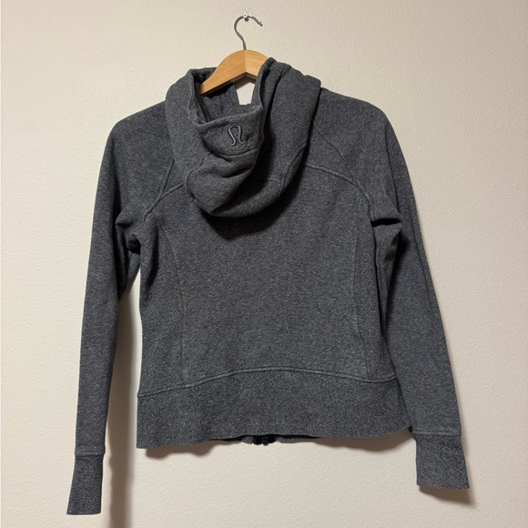 Lululemon scuba Gray Zip-Up Hoodie - Picture 3 of 3
